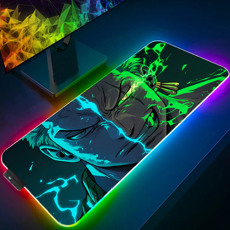 Rugged Tablet Accessories - 원피스 조로 마우스 패드 RGB 게임