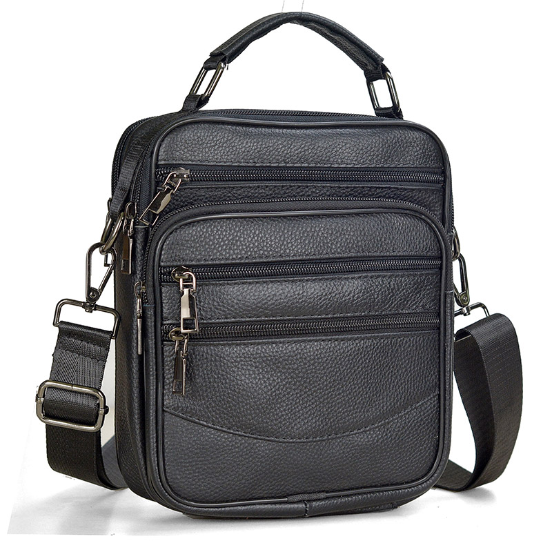 Tablet Shoulder Bag - 패션 남자 정품 가죽 핸드백 작은