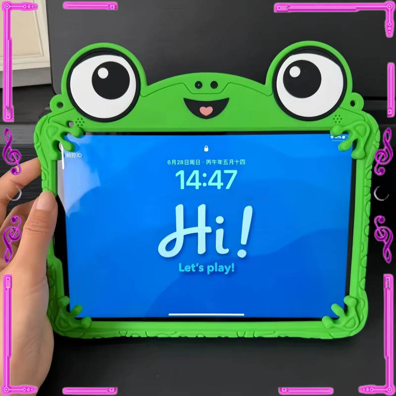 Cool Tablet Accessories - 새로운 스팟 만화 큰 눈 개구리
