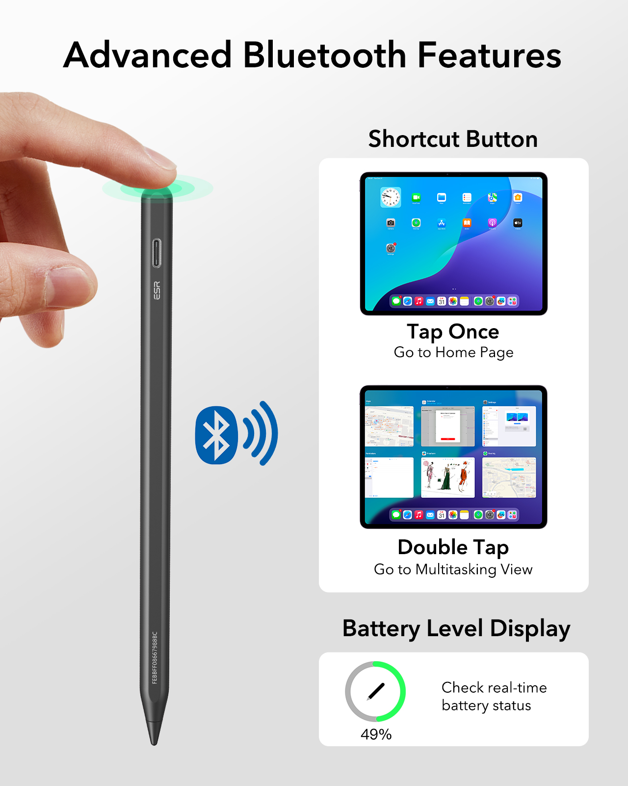 ESR 아이패드 펜슬 (iPad 2018-2025, F - Tablet Accessories For Kids 리뷰 및 가격
