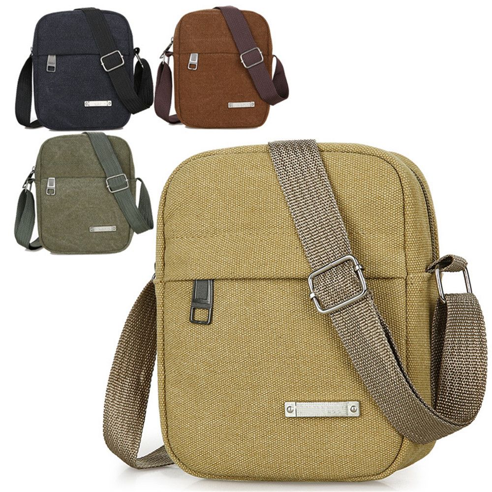 남성용 캐주얼 캔버스 숄더 메신저 백, 소형 배낭 핸드 - Tablet Shoulder Bag 리뷰 및 가격