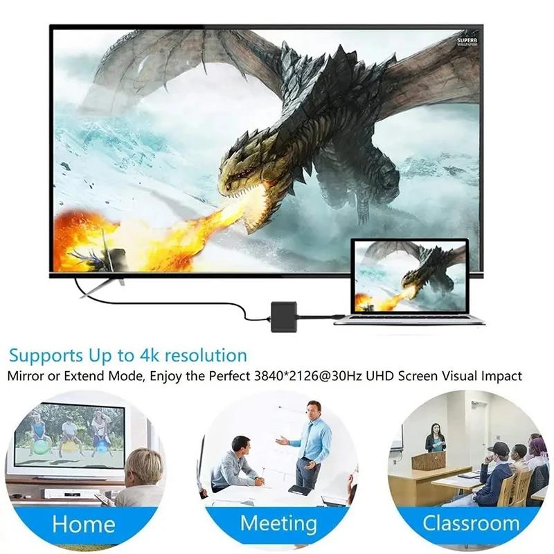 USB-C to HDMI 호환 3 in 1 케이블 컨버 - Hdmi Adapter Tablet 리뷰 및 가격