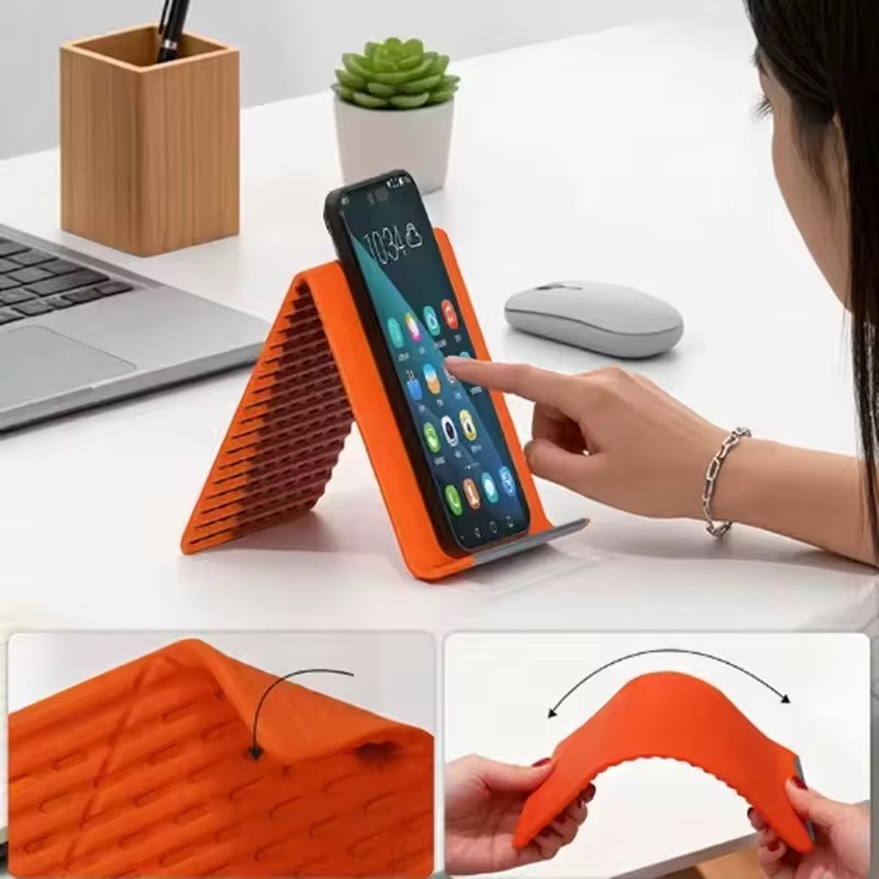 휴대용 실리콘 폰/태블릿/노트북 거치대, 창의적인 접이 - Laptop Tablet Accessories 리뷰 및 가격