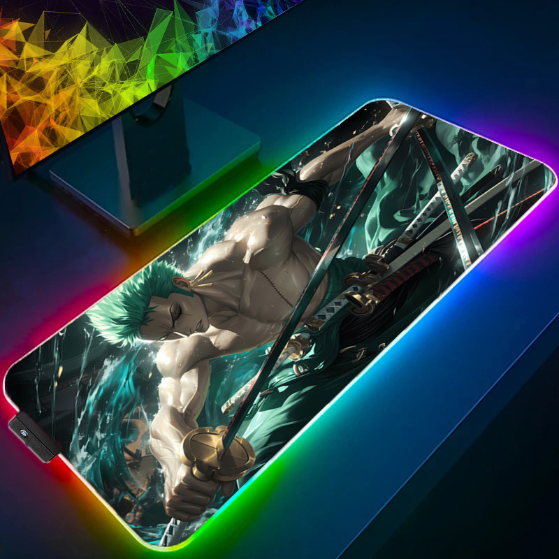 원피스 조로 마우스 패드 RGB 게임 액세서리 Gabi - Rugged Tablet Accessories 리뷰 및 가격
