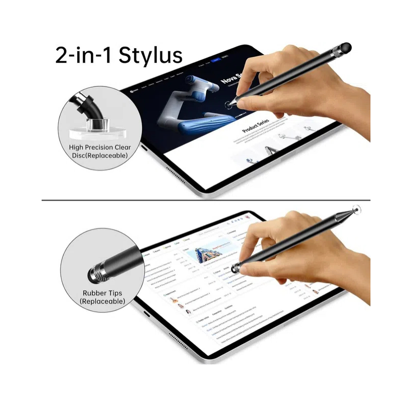 2-in-1 스타일러스 펜 고감도 디스크 팁 고무 팁  - Tablet Accessories For Kids 리뷰 및 가격