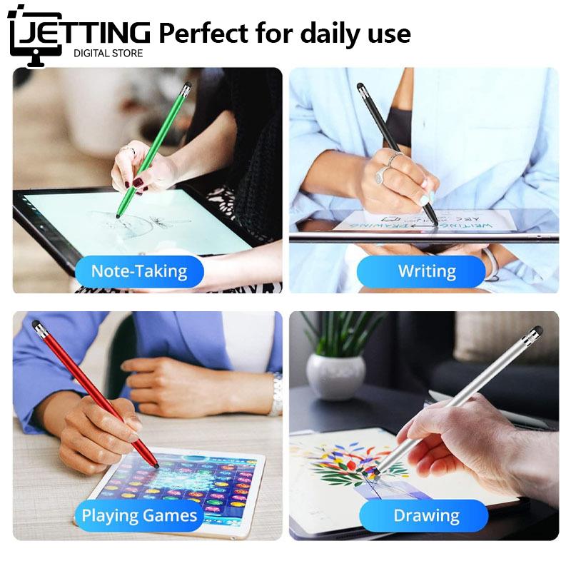 범용 펜슬 더블 듀얼 실리콘 헤드 터치 정전식 스크린  - Tablet Accessories For Kids 리뷰 및 가격