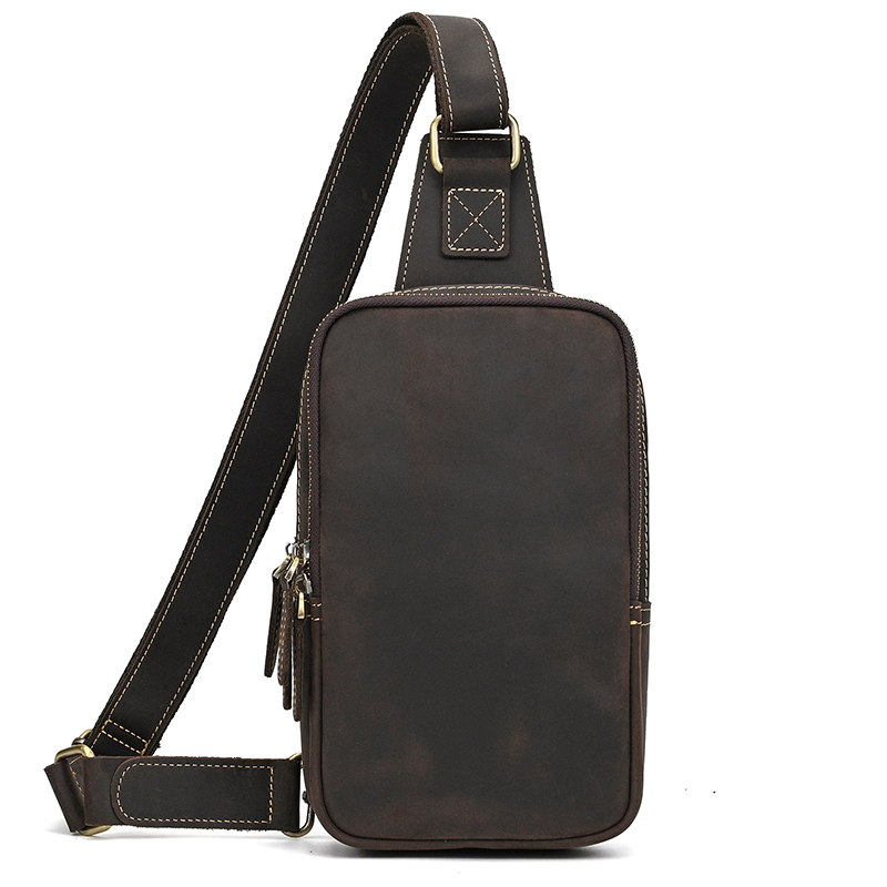 정품 가죽 남성 가슴 가방 여성 어깨 메신저 가방 남성 - Tablet Shoulder Bag 리뷰 및 가격