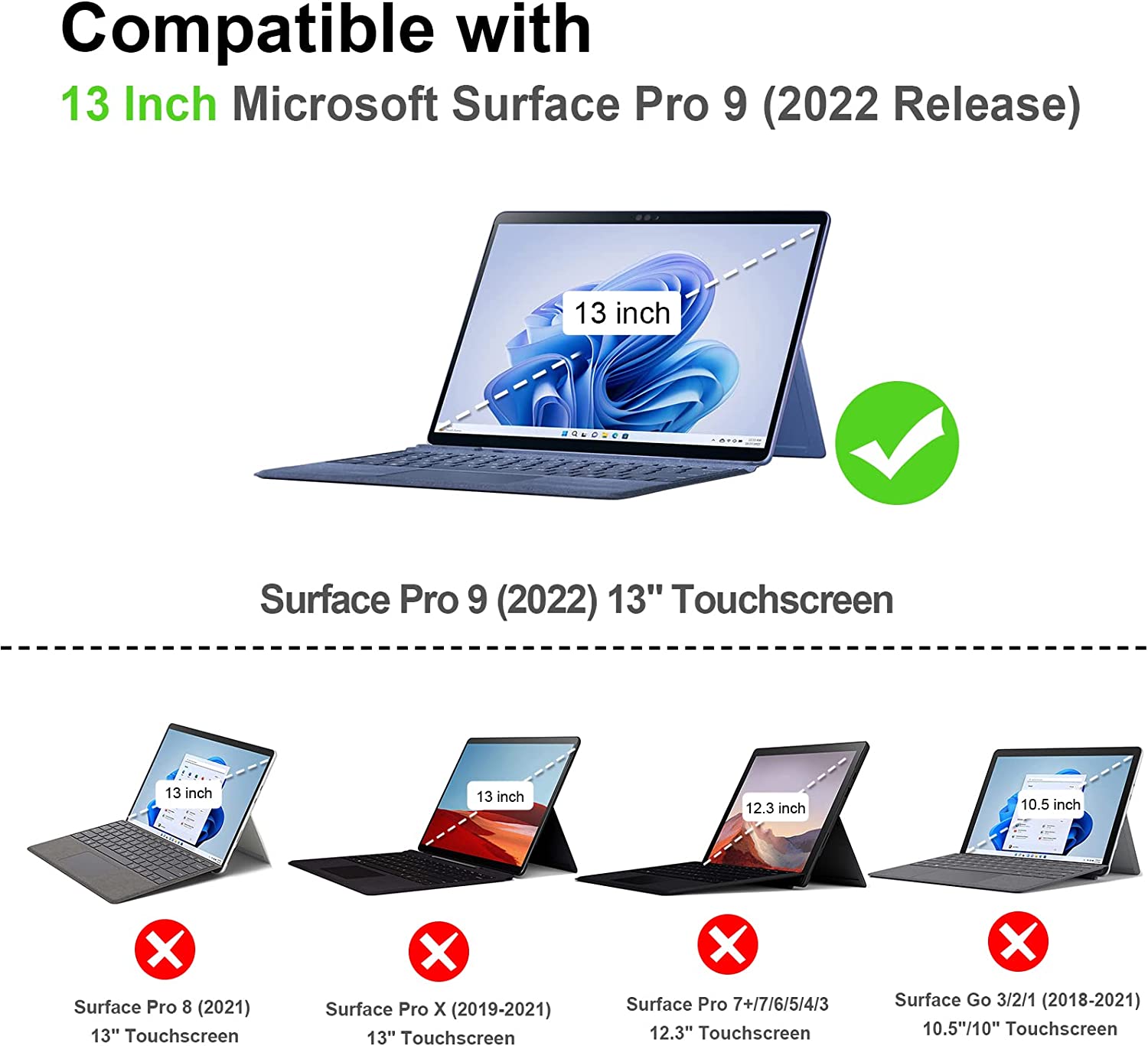 Microsoft Surface Pro 9/Pro 9  - Microsoft Tablet Accessories 리뷰 및 가격