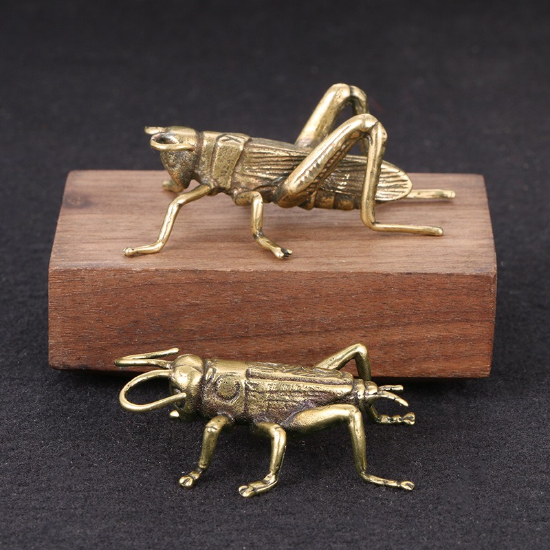 창의적인 황동 크리켓 장식품 책상 장식 수집품 가정 사 - Office Table Accessories Unique 리뷰 및 가격