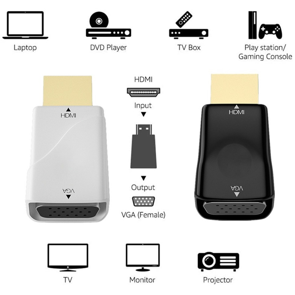BGGQGG HDMI-VGA 케이블 변환기 호환 남성- - Hdmi Adapter Tablet 리뷰 및 가격