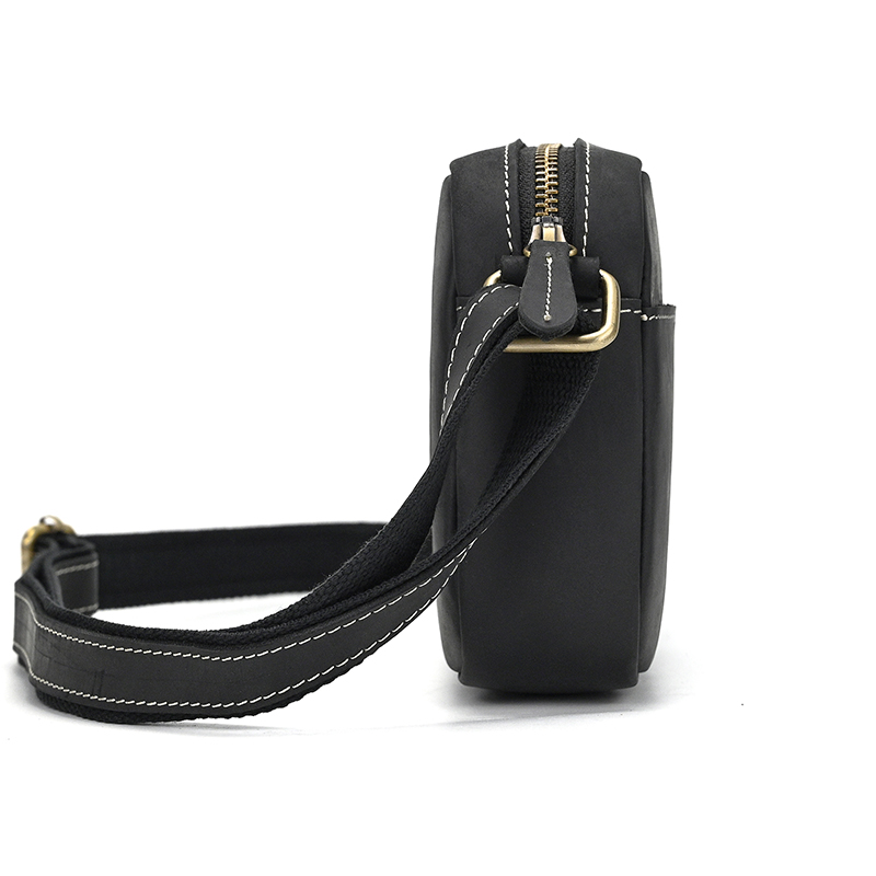 크레이지 호스 가죽 크로스바디 백 남성용, 레트로 숄더 - Tablet Shoulder Bag 리뷰 및 가격