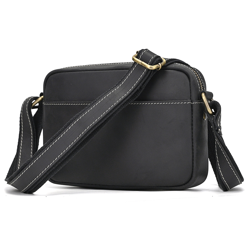 크레이지 호스 가죽 크로스바디 백 남성용, 레트로 숄더 - Tablet Shoulder Bag 리뷰 및 가격